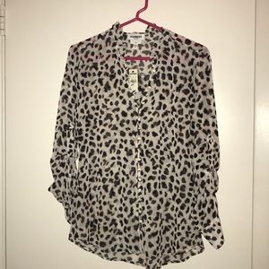 Express portofino cheetah top